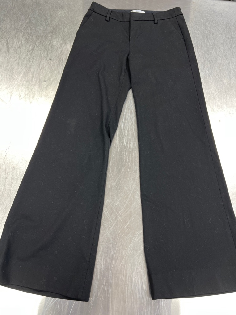 GAP Black Wide-Leg Trouser Pants